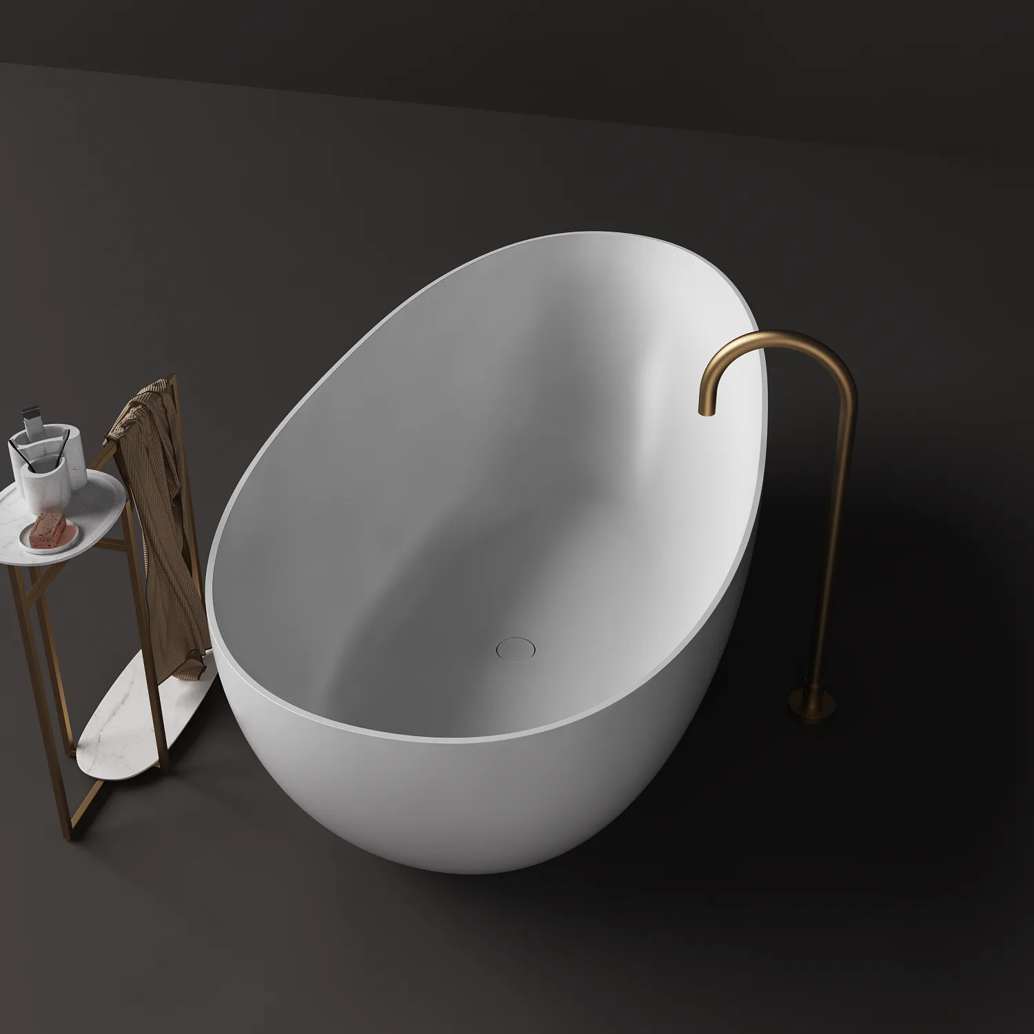 Slimline Jolanda Medium Egg Shape - 1600mm - ST03 1600 T