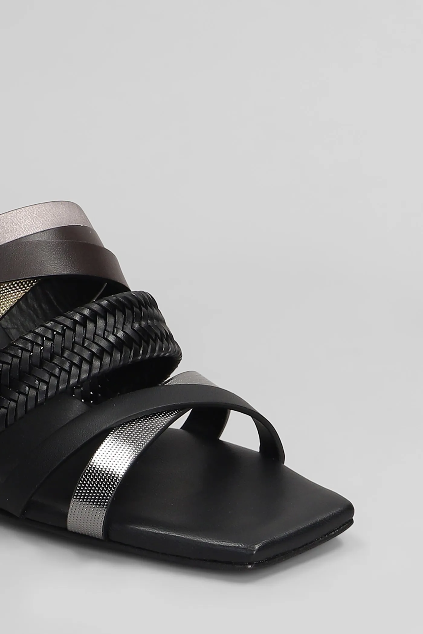 Slipper-Mule in black leather