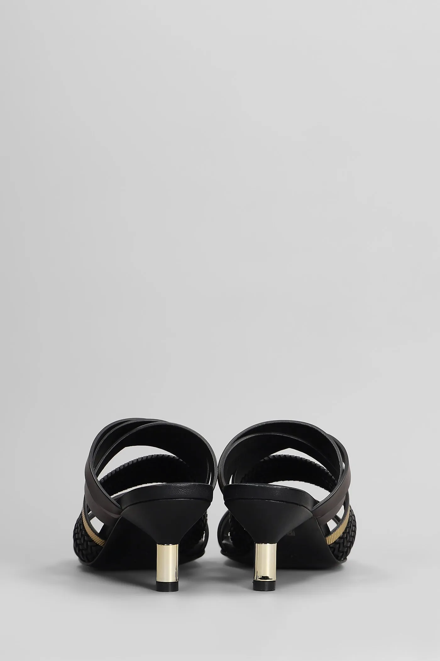 Slipper-Mule in black leather