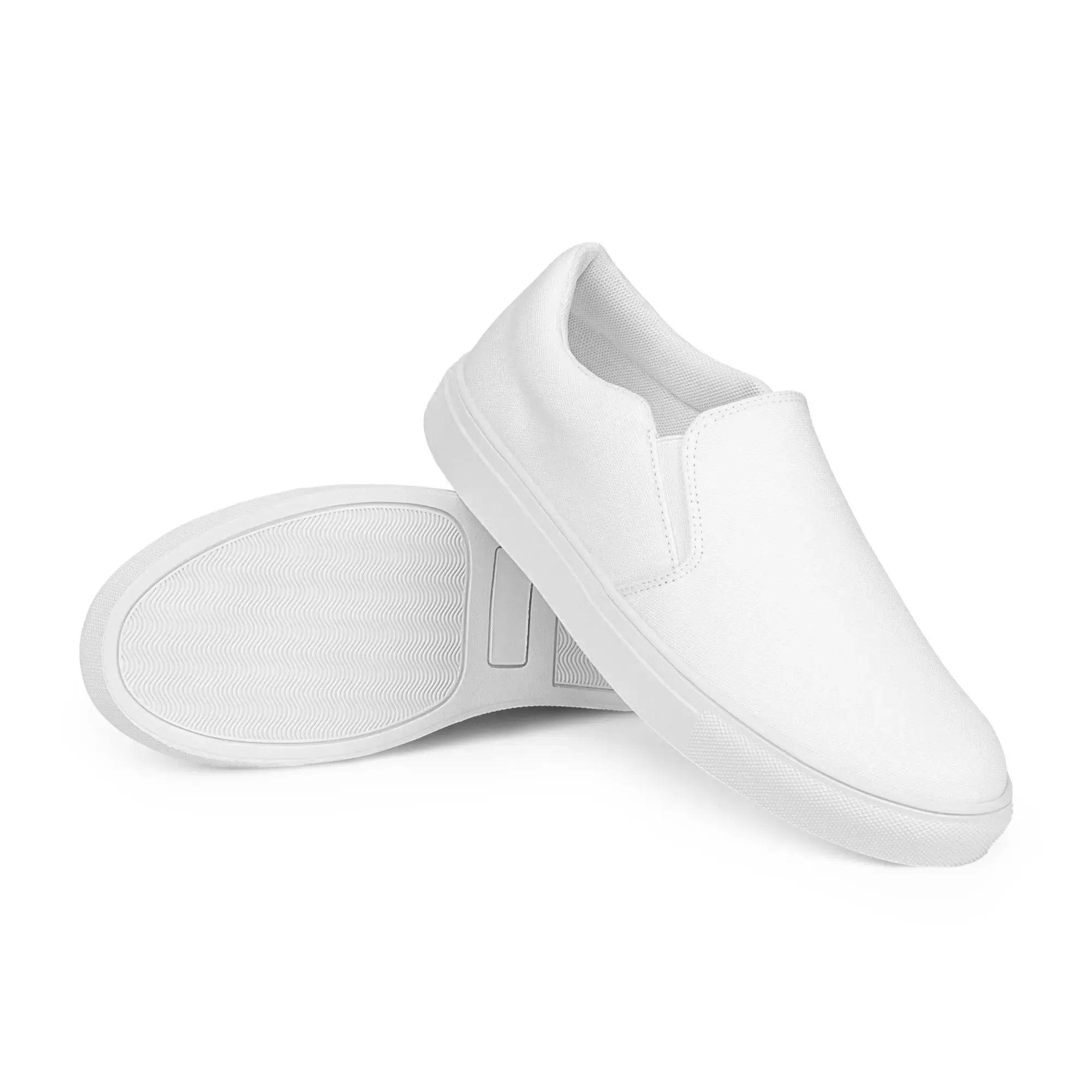 Slips by Dockhead Men’s Slip-On Canvas Shoes (White)