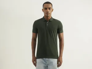 Solid Olive Polo T-Shirt