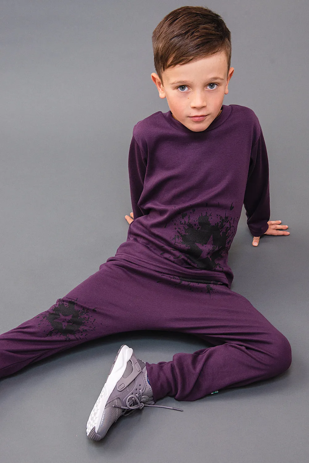 Star Splat Baggy Jogger for Kids