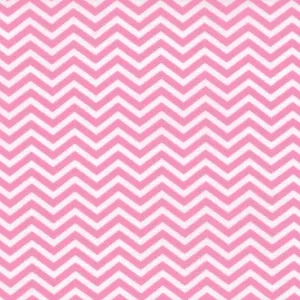 Surrounded by Love Valentines Chevron in Pink by Moda Fabrics