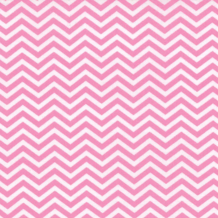 Surrounded by Love Valentines Chevron in Pink by Moda Fabrics