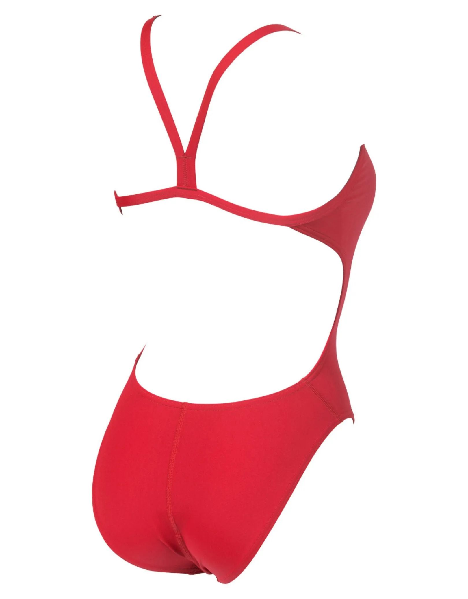 Team Challenge Solid Swimsuit - Red/White