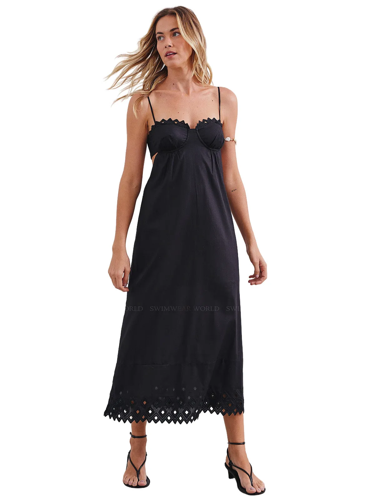 Tess Detail Long Dress ::RET