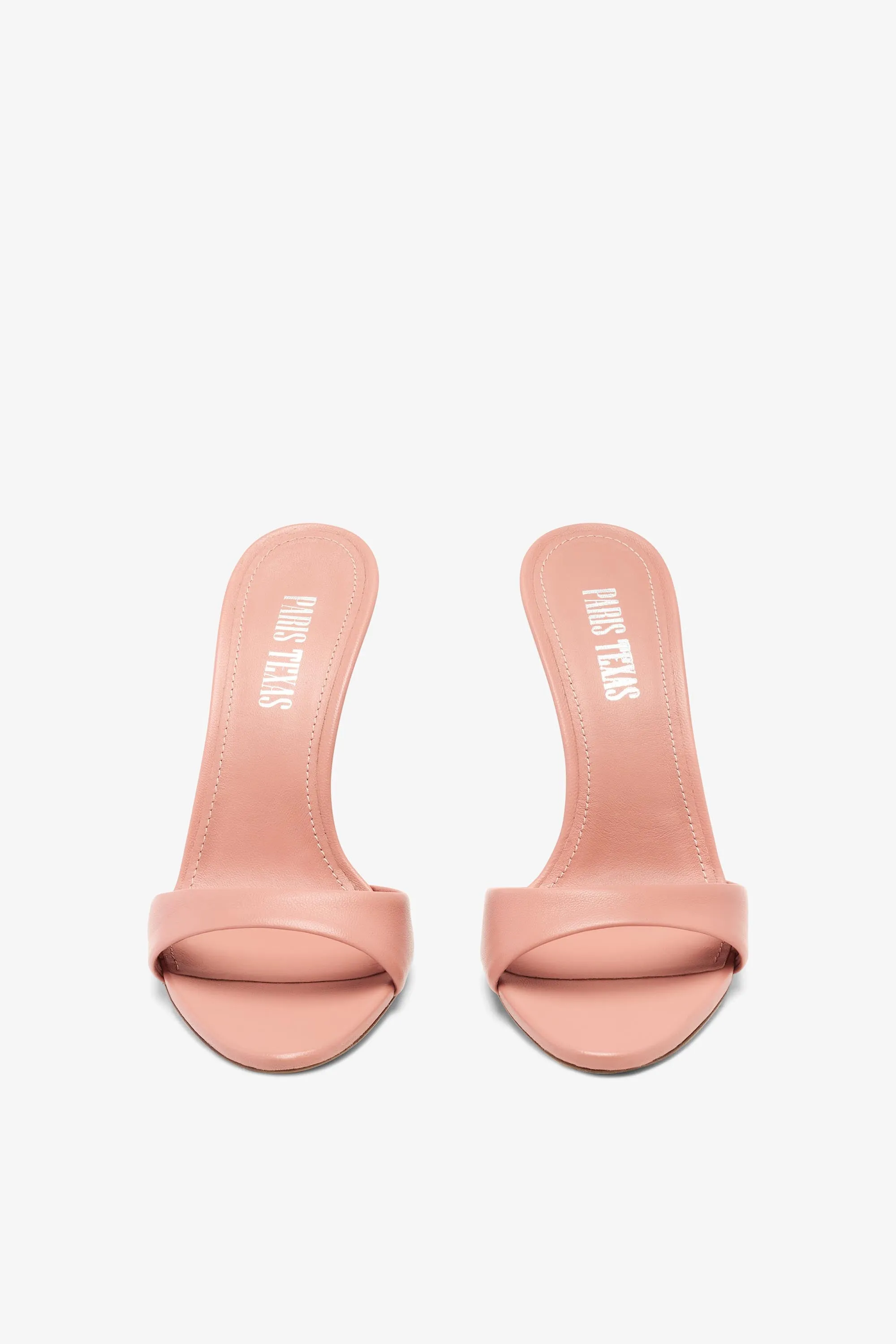Texas rose leather mule