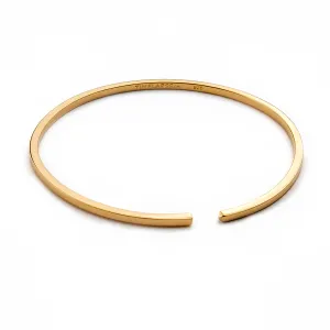 The Circle Bangle - Yellow Gold - Thin