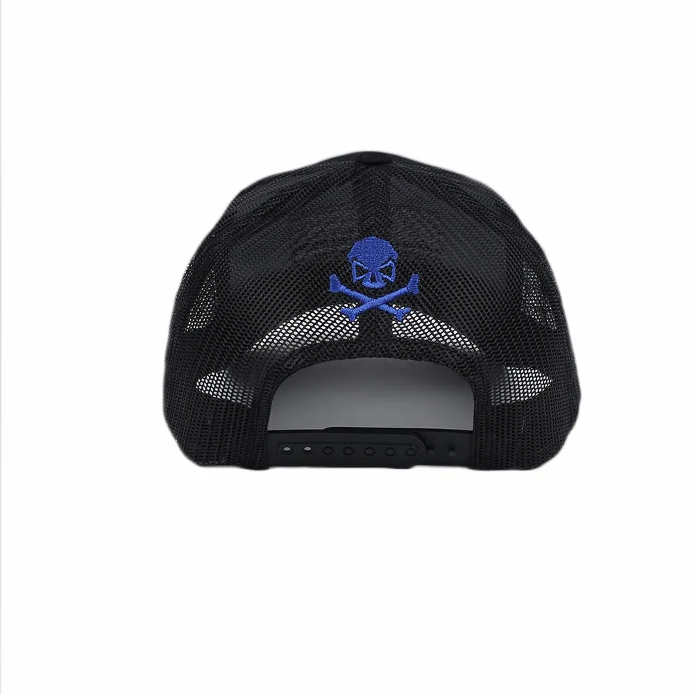 Thin Blue Line American Flag Trucker