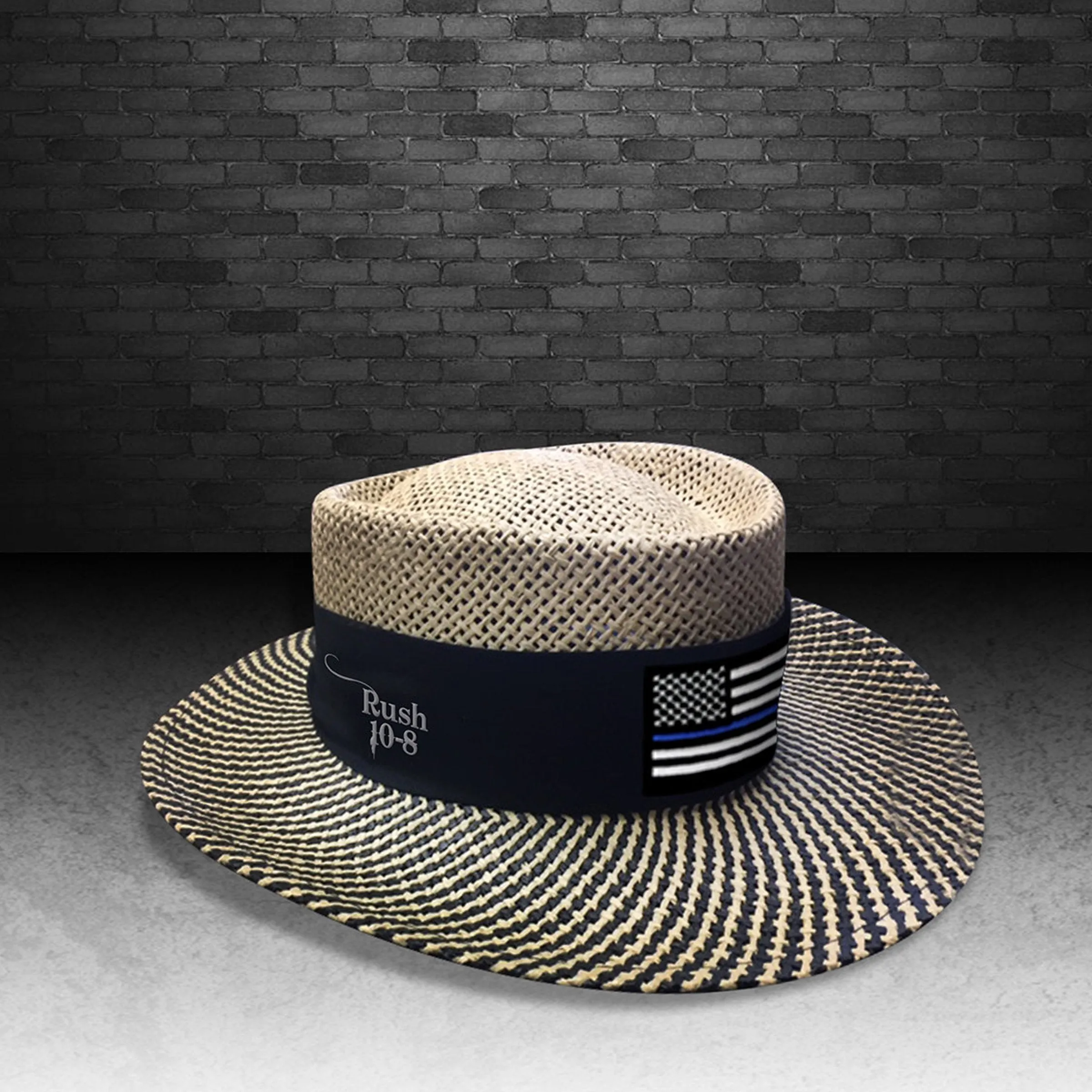 Thin Blue Line Gambler Hat