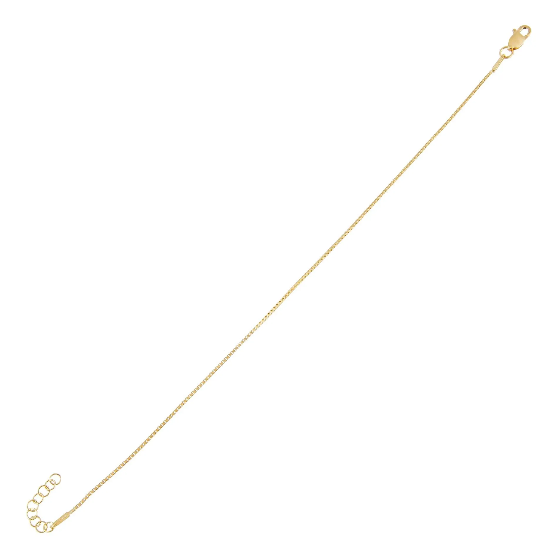 Thin Box Chain Bracelet