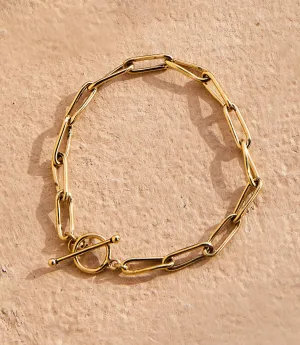 Thin Gold Chain Bracelet