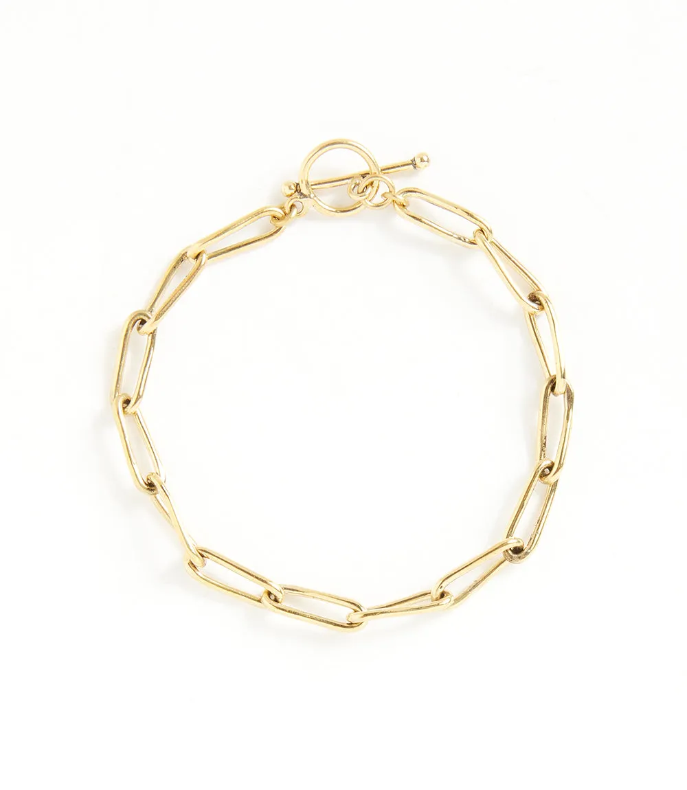 Thin Gold Chain Bracelet