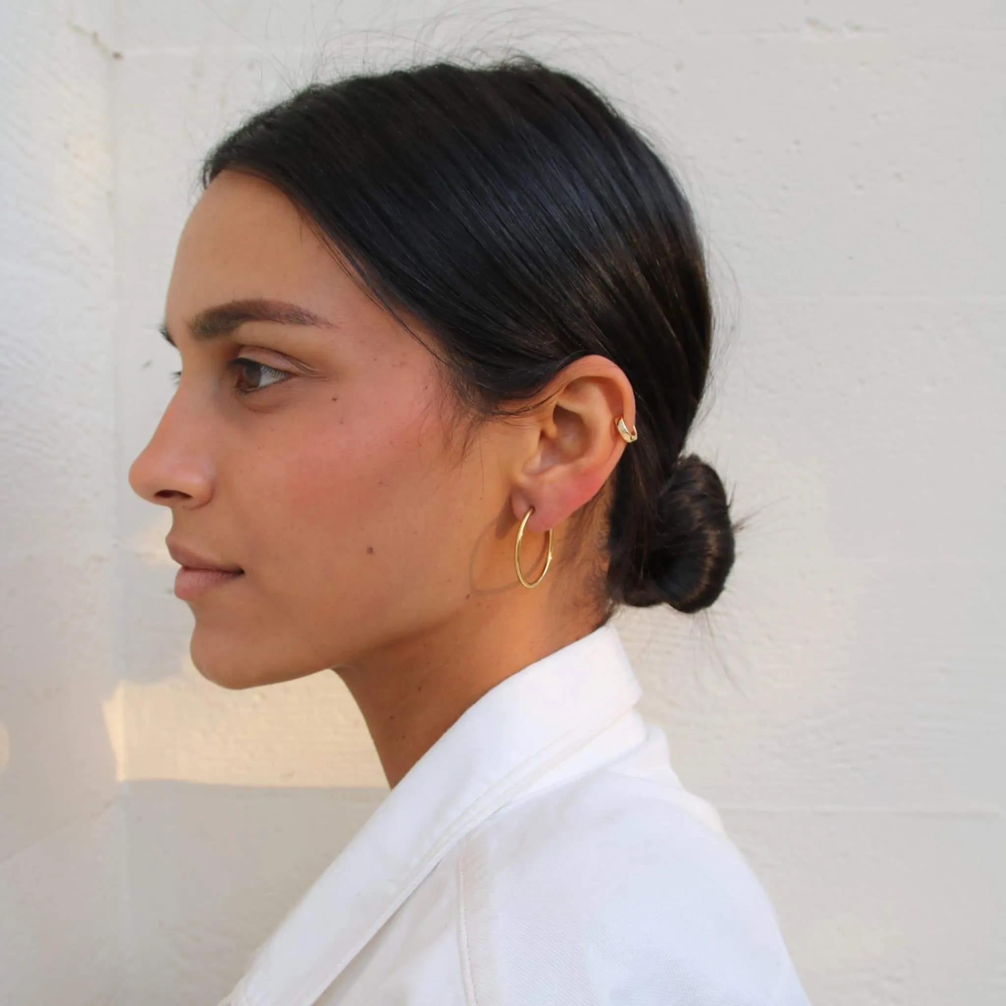 Thin Gold Hoops