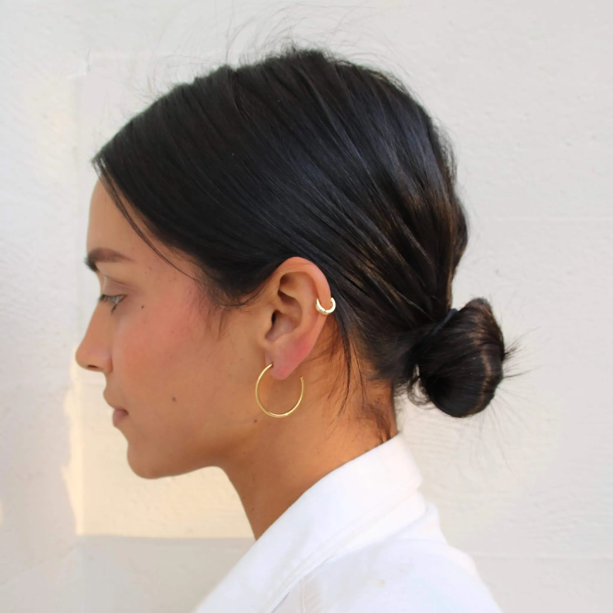 Thin Gold Hoops