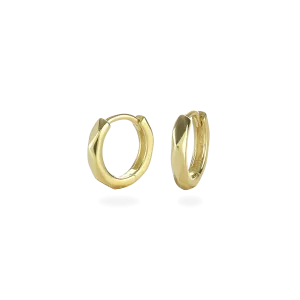THIN GOLD PIERCING HOOPS