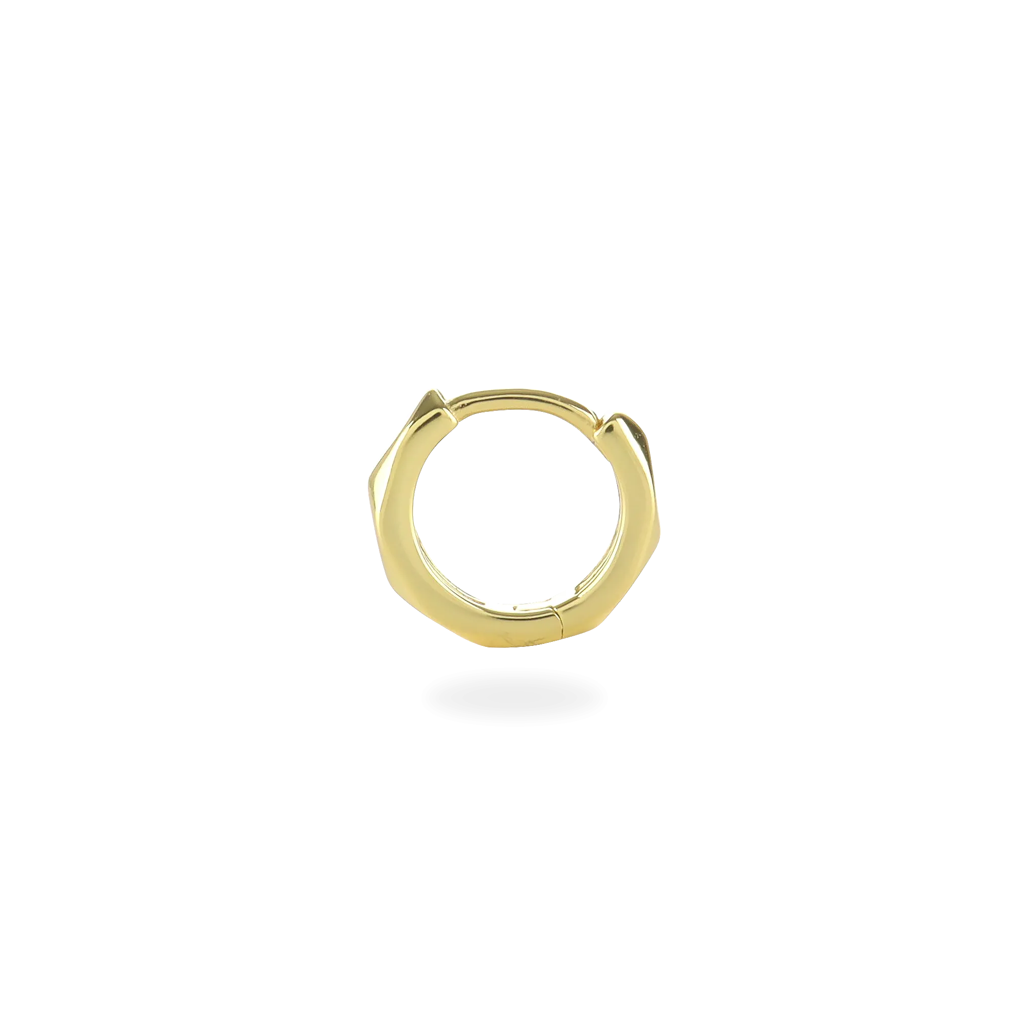 THIN GOLD PIERCING HOOPS