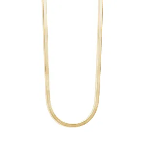 THIN HERRINGBONE CHAIN NECKLACE