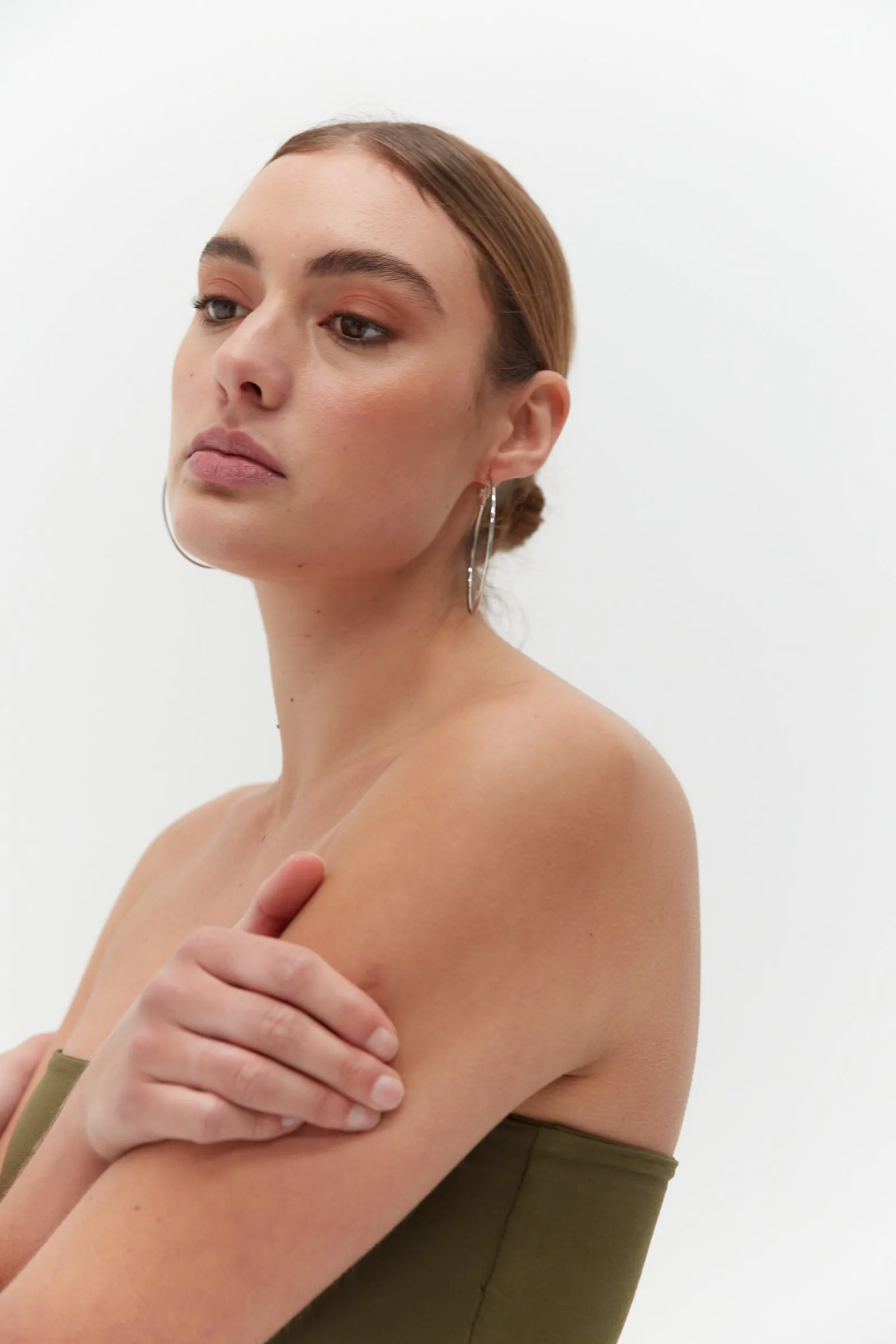 Thin Hoops - Silver