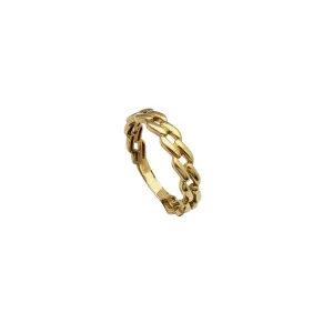 Thin Miami Cuban Ring (10K)