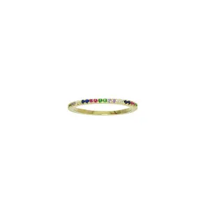 THIN RAINBOW RING