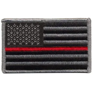 Thin Red Line Velcro American Flag Patch