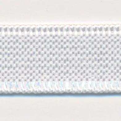 Thin Satin Stretch Tape #01 White