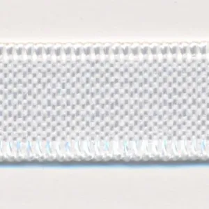 Thin Satin Stretch Tape #01 White