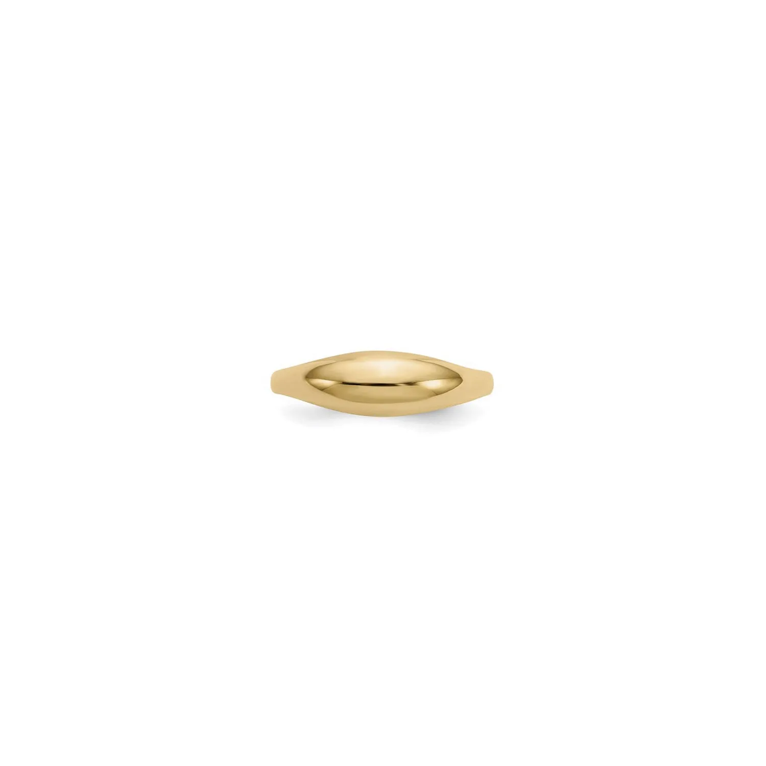 Thin Shiny Dome Ring (14K)