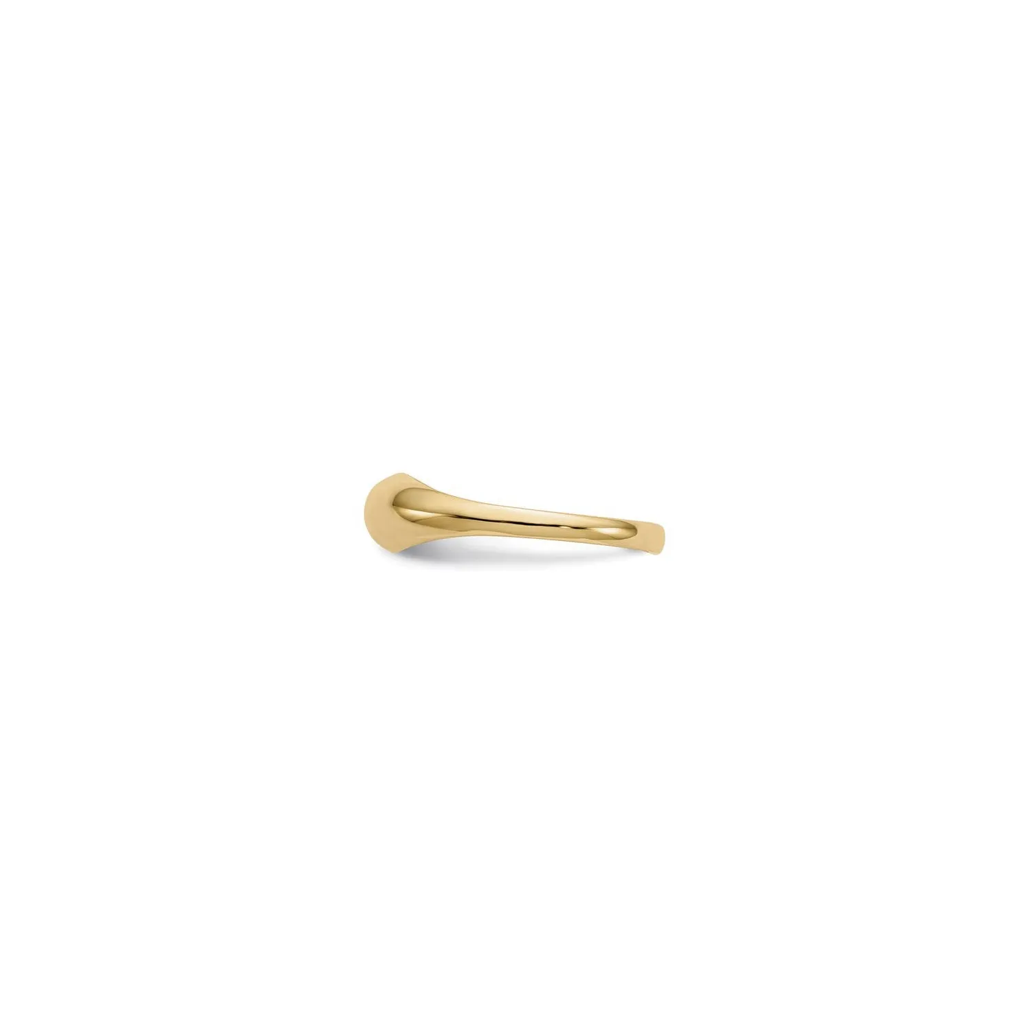 Thin Shiny Dome Ring (14K)