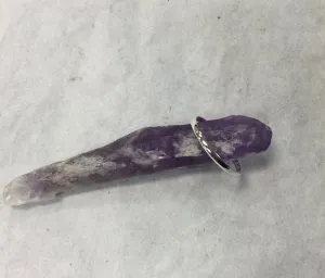 Thin Silver Plain Band