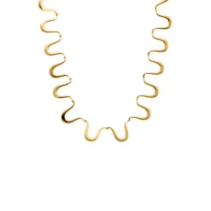 Thin Squiggle Necklace