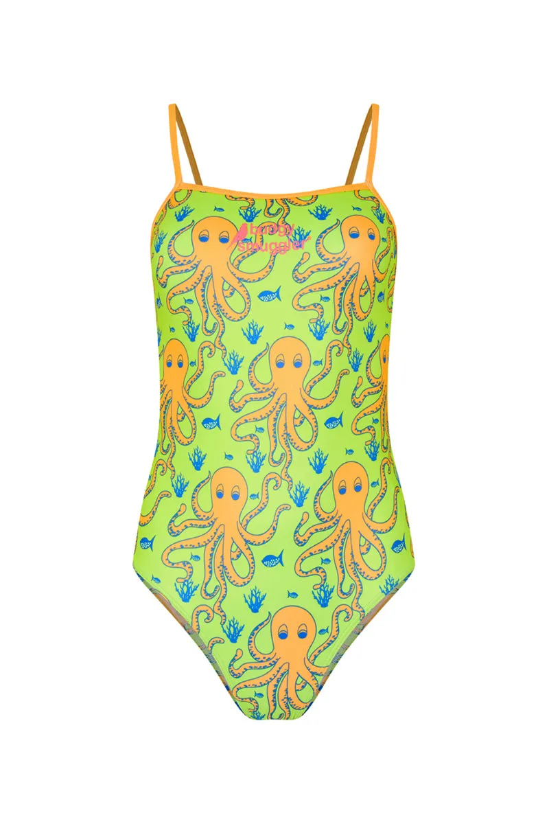 Thin Strap Racer in Octopus