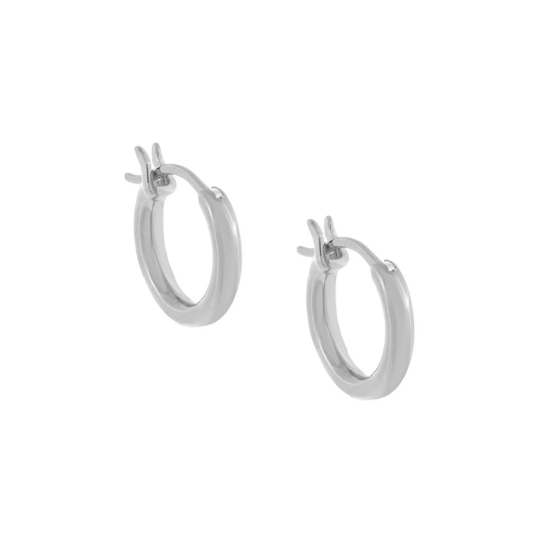 Thin Tube Hoop Earring