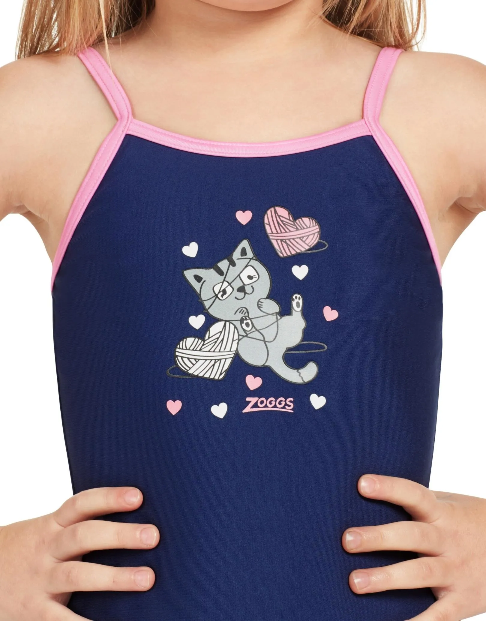 Tots Girls Kitty Classicback Swimsuit