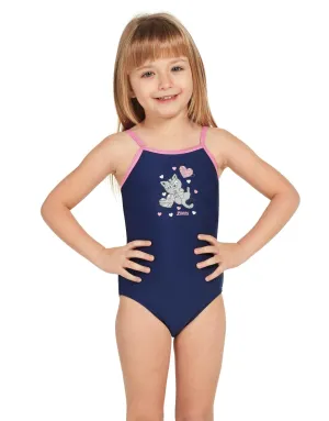 Tots Girls Kitty Classicback Swimsuit