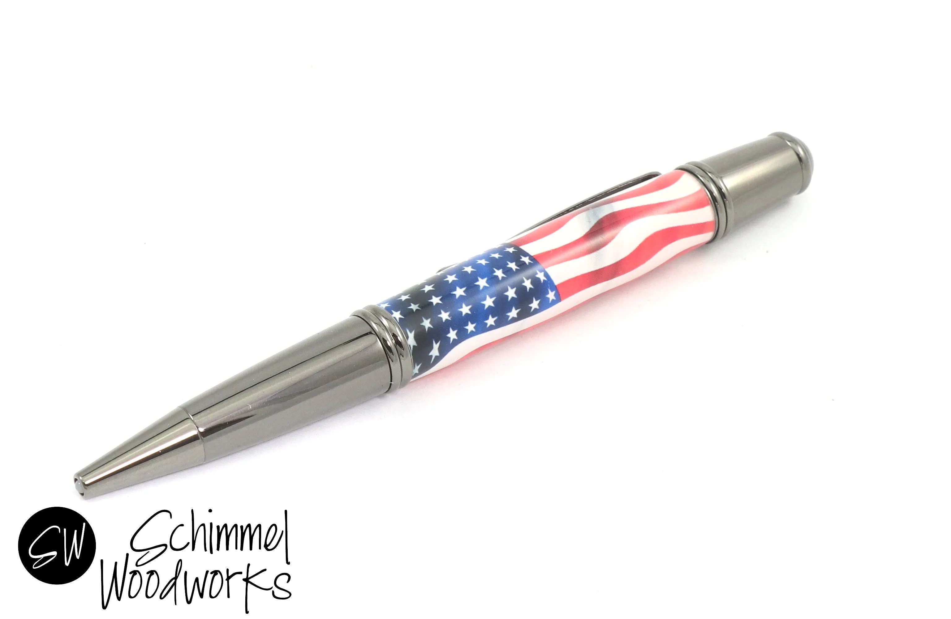 United States Wavy Flag Pen