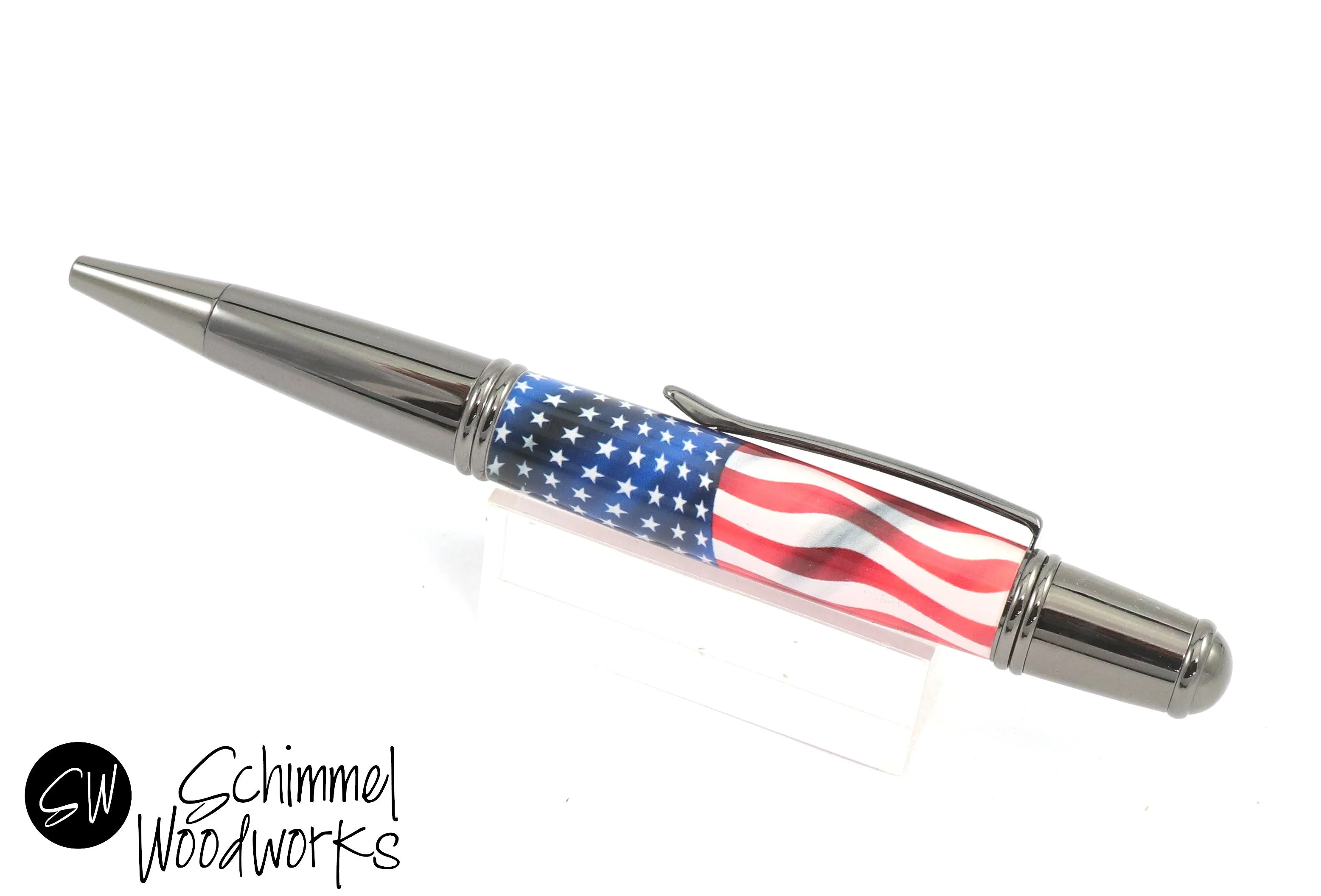 United States Wavy Flag Pen