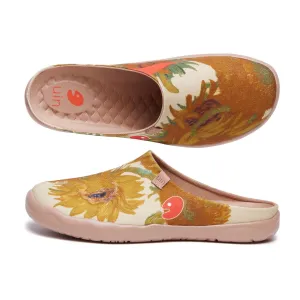 Van Gogh Sunflowers Malaga Slipper Men