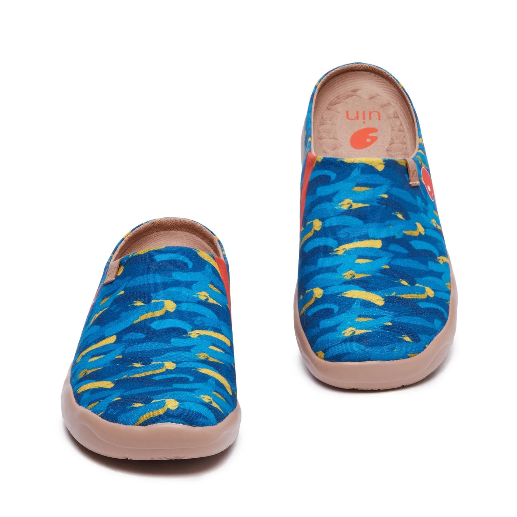 Van Gogh Wheatfield with Cypresses V1 Malaga Slipper Men
