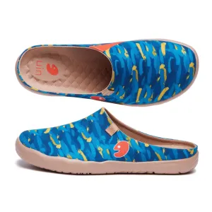 Van Gogh Wheatfield with Cypresses V1 Malaga Slipper Men