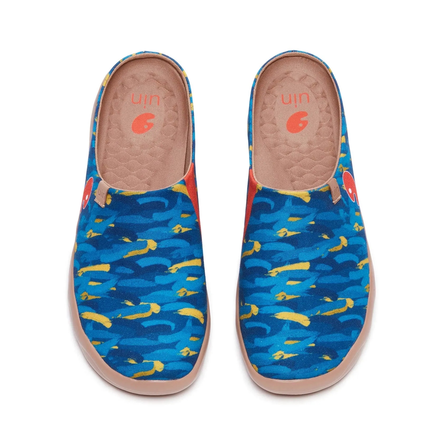 Van Gogh Wheatfield with Cypresses V1 Malaga Slipper Men