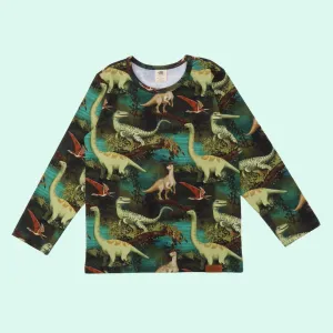 Walkiddy Dinosaur Jungle Long Sleeve Shirt