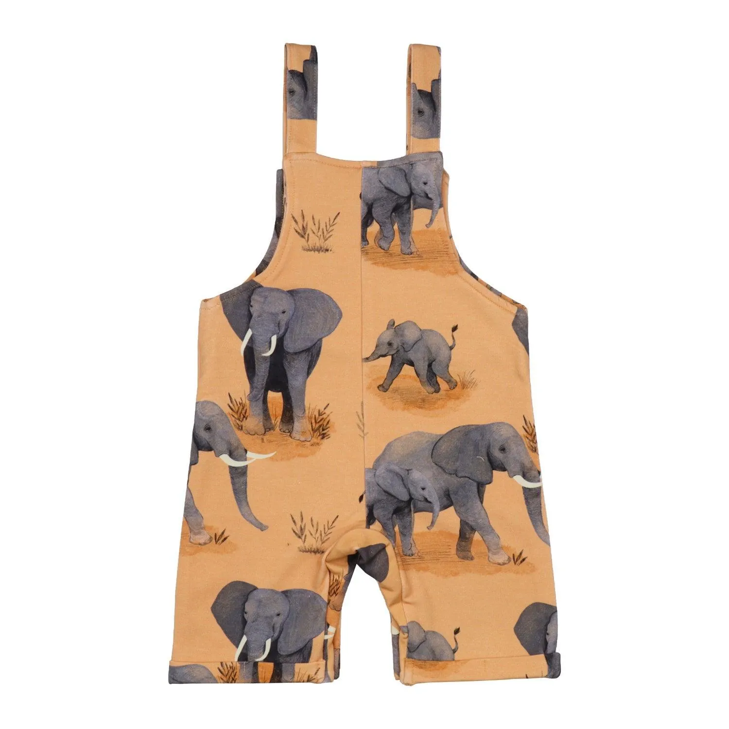 Walkiddy Elephant Family Romper (Short Dungarees)