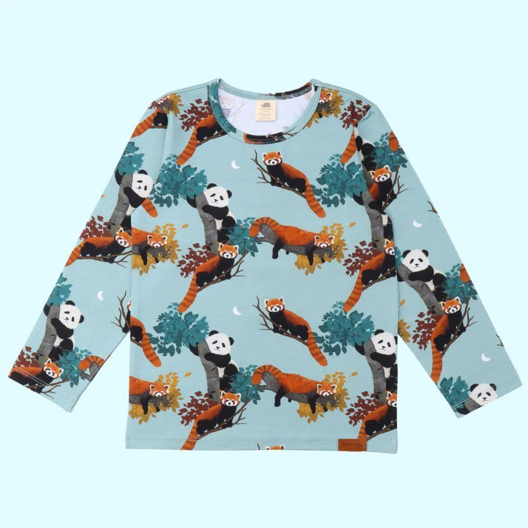 Walkiddy Panda Friends Long Sleeve Shirt