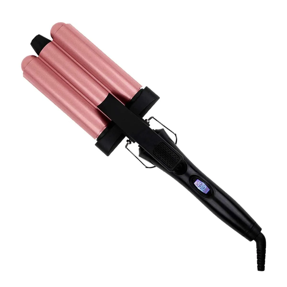 Wholesale Black & Rose Gold Triple Wave Roller