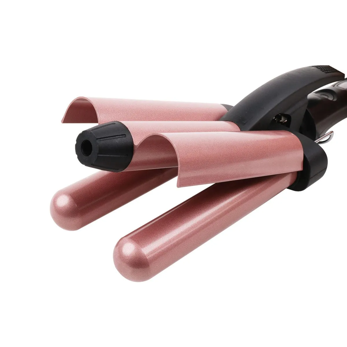 Wholesale Black & Rose Gold Triple Wave Roller