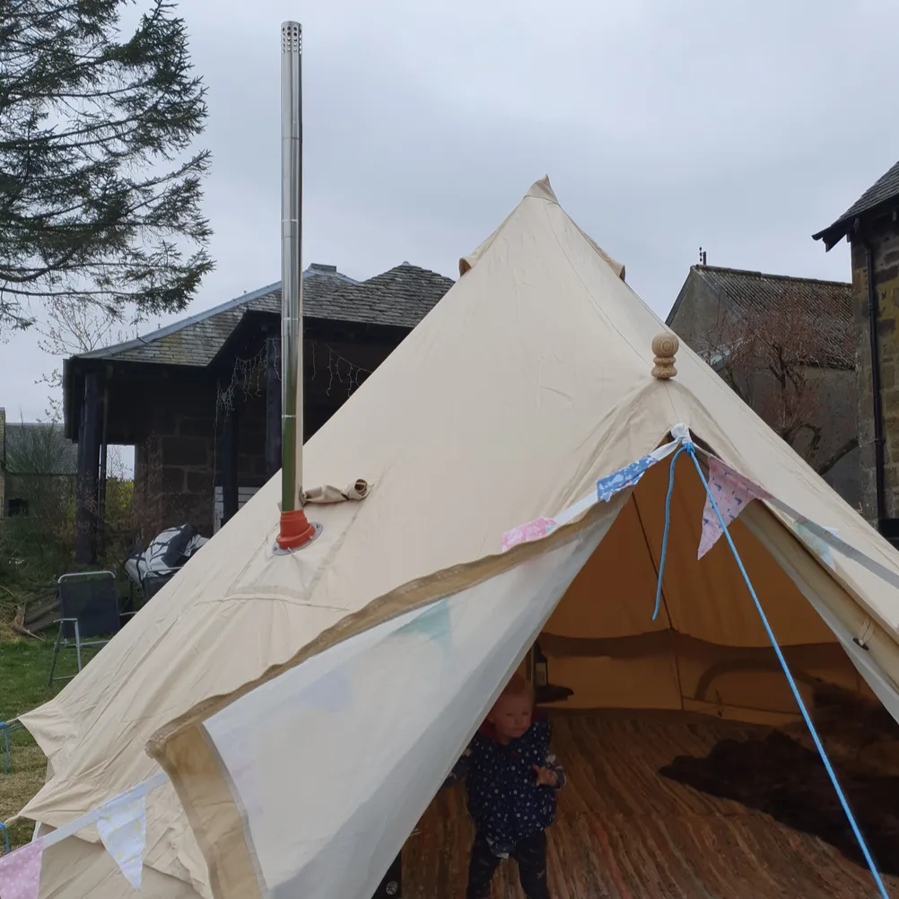 Wild Roots Hot Tent Stove Chimney Flashing Kit