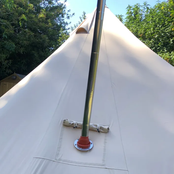Wild Roots Hot Tent Stove Chimney Flashing Kit