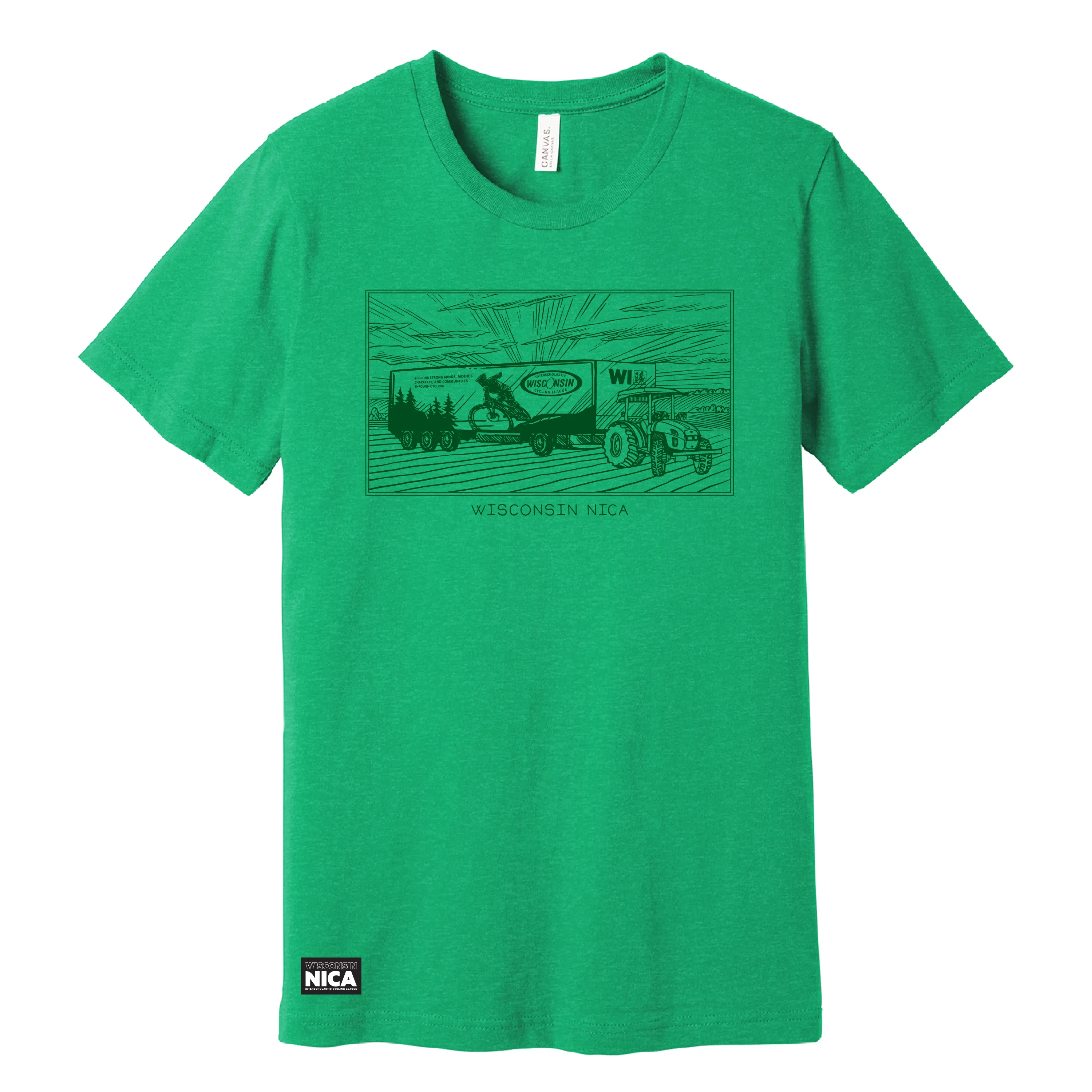Wisconsin NICA Tractor Trailer Tee